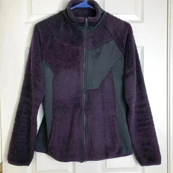 Columbia Purple  Sherpa Style Jacket Size Medium - Picture 1 of 16